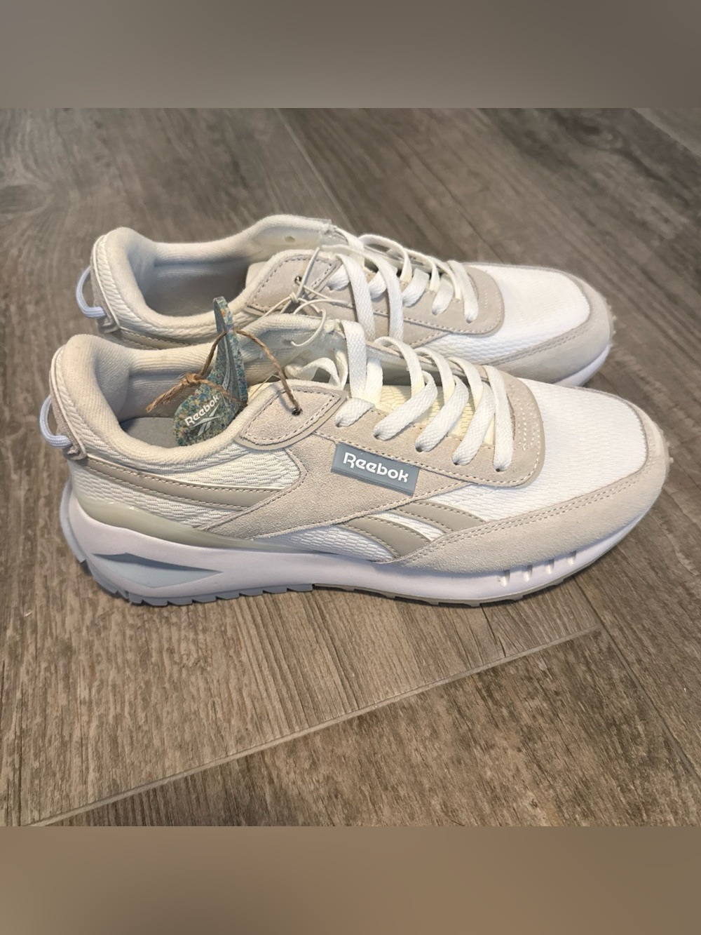 Reebok Women's Cream and White Retro Runner Sneakers